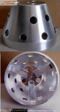 Dynamic CNC Machining - Turkey Bell 18 Bores for Impianti Layer Processing