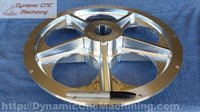 Dynamic CNC Machining - Drive Wheel 400mm, 50mm bore for Meyn Layer Processing
