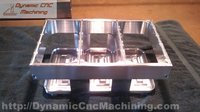 Dynamic CNC Machining - 3 pocket Seal Frame, Form Grid and Inserts
